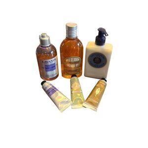 L’occitane rich body lotion shower gel shower oil hand cream moisturizing set